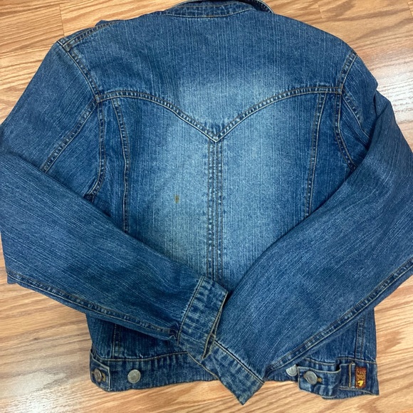 Seven7 jeans women’s Denim jacket size large - Picture 7 of 9